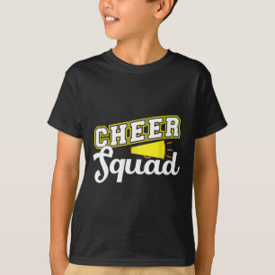 Camiseta Arte de Cheerleader Fofa Mulheres Garotas Esquadrã