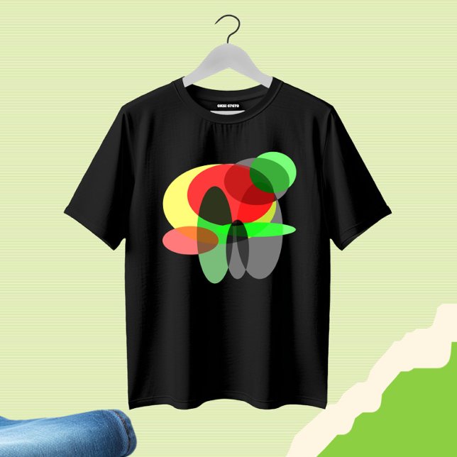 Camiseta Arte de círculos (Criador carregado)