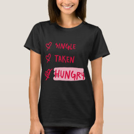 Camiseta Arte de Citação de Relacionamento Engraçado Soltei