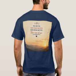 Camiseta Arte de Citação Faça Uma Pausa Antes que Se Quebre