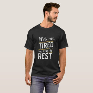 Camiseta Arte de Citação Motivacional Minimalista