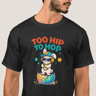 Camiseta Arte de Coelho Muito Descolado para Saltar