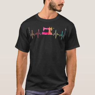 Camiseta Arte de Colcha para Homem Mulher Costureira Costur