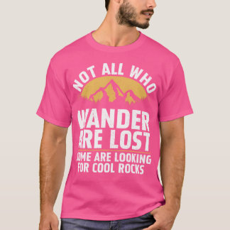 Camiseta Arte de Coleta de Rochas para Colecionador de Roch