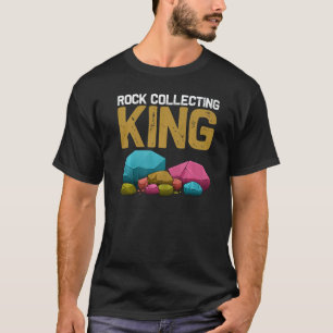 Camiseta Arte de Coleta de Rochas para Homens Pai Geologia