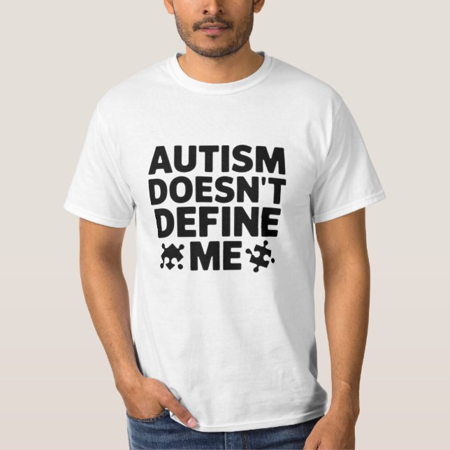 Camiseta Arte de Consciência do Autismo Orgulhosa e Leitura (Frente)