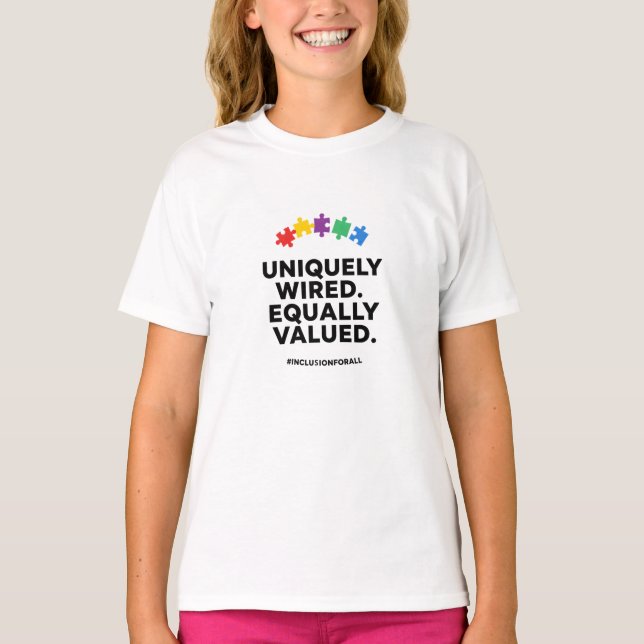 Camiseta Arte de Conscientização Marcadamente Singular e Ig (Frente)