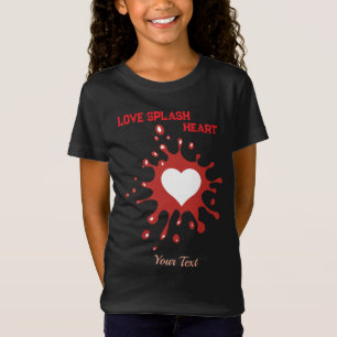 Camiseta Arte de Coração Espalhado – Design Criativo de Exp