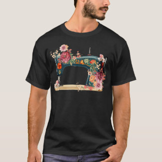 Camiseta Arte de Costura Legal Para Costureira de Esgoto Qu