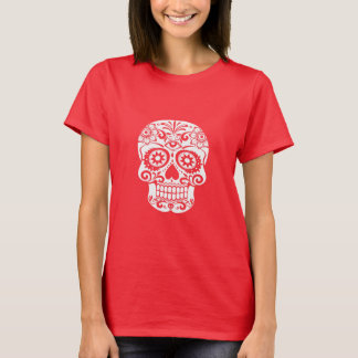 Camiseta Arte de Crânio Ornamentado