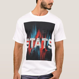 Camiseta Arte de Dados com Erro de Estatísticas 