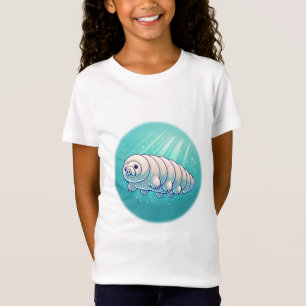 Camiseta Arte de Desenho Animado de Tardígrado Cósmico Fofo
