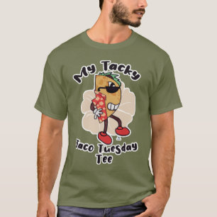 Camiseta Arte de desenho animado engraçado de taco brega Co