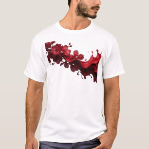 Camiseta Arte de Design de FLOR ABSTRATA Ousada