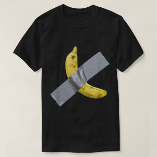 Camiseta Arte de Design de Meme de Fita Adesiva de Banana