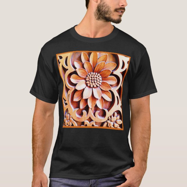 Camiseta Arte de Design Geométrico (Frente)