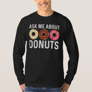 Camiseta Arte de Donut Legal Para Homens Mulheres Açúcar Gl