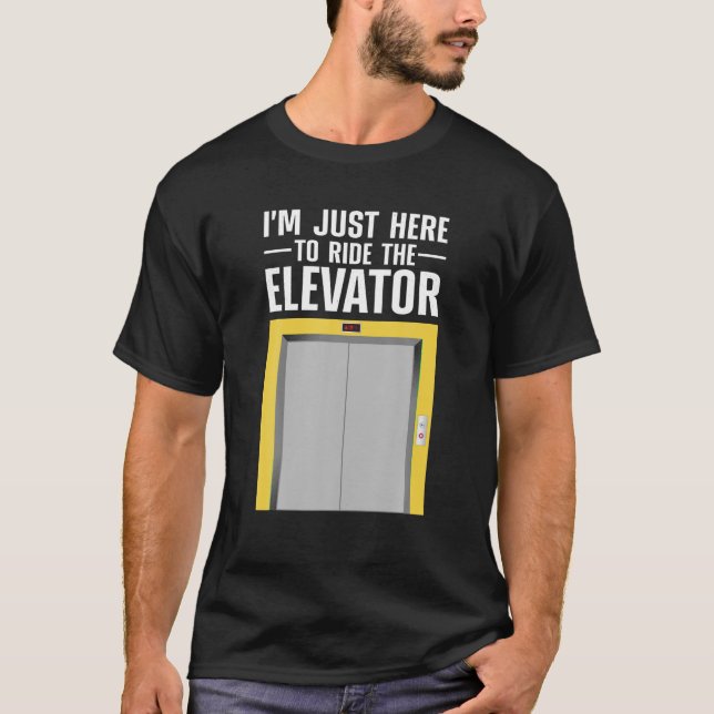 Camiseta Arte De Elevador legal Para Mulheres Inspetoras De (Frente)