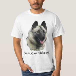 Camiseta Arte de Elkhound do norueguês