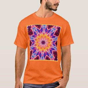 Camiseta Arte de Energia do Padrão Vibrante
