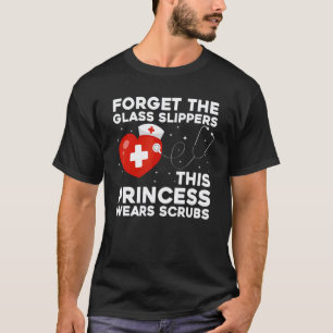 Camiseta Arte de Enfermeira Legal para Mulheres Meninas Ass