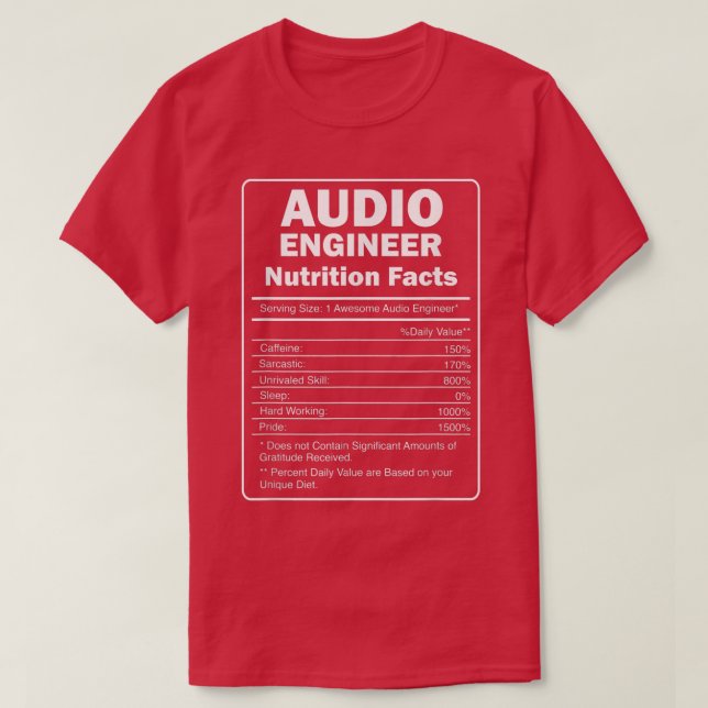 Camiseta Arte De Engenheiro De Som Para O Engi De Produção  (Frente do Design)