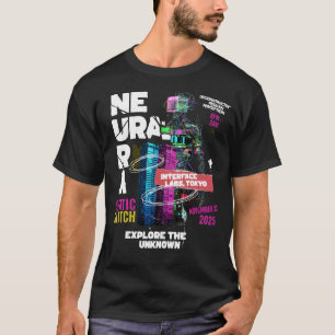 Camiseta Arte de Evento Tech Cyberpunk Tokyo Neura Static G