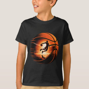 Camiseta Arte de exposição múltipla Sketll Sket jogador de