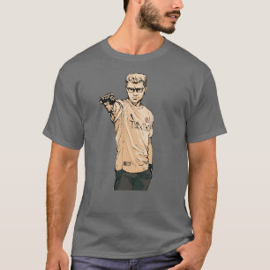 Camiseta Arte de Fã do Atirador Turco Yusuf Dikec