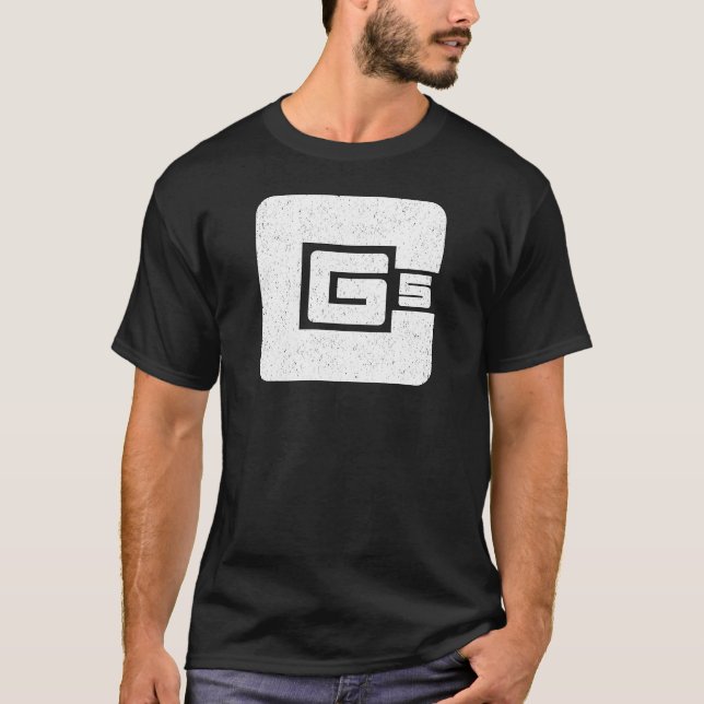 Camiseta arte de fã do cg5 com erro de digitação branco (Frente)