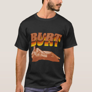 Camiseta Arte de fã retrô de Burt Reynolds com calorosos cu