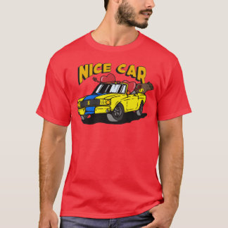 Camiseta Arte de família de carro legal