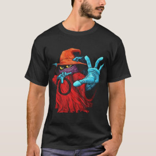 Camiseta Arte de Feiticeiro, Imagens Místicas, Design de Fa