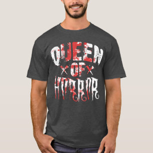 Camiseta Arte de Filme de Terror Legal para Mulheres Menina