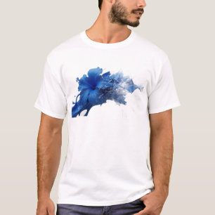 CAMISETA ARTE DE FLOR ABSTRATA ATRATIVA 12