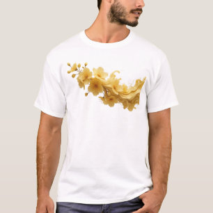 Camiseta Arte de FLOR ABSTRATA que chama a atenção