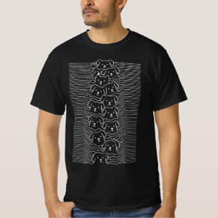 Camiseta Arte de Forma de Onda de Cachorro da Divisão Furr