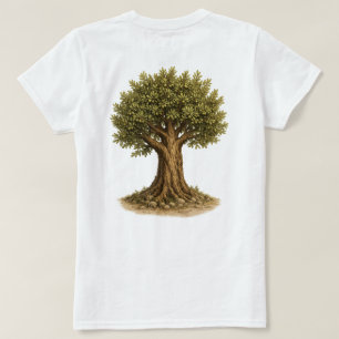 Camiseta Arte de Formiga Fofa e Oliveira Ilustração Inspi