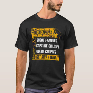 Camiseta Arte de Fotógrafo Legal Para Homens Mulheres Fotog