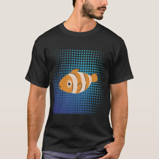 Camiseta Arte de Fundo Abstrato Meiotom Halftone de Palhaço