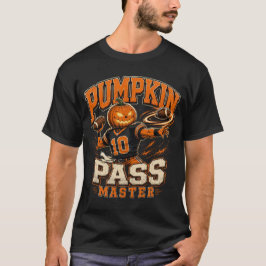 Camiseta Arte de Futebol de Halloween Mestre da Passagem de