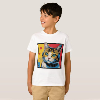 Camiseta Arte de gato design #1