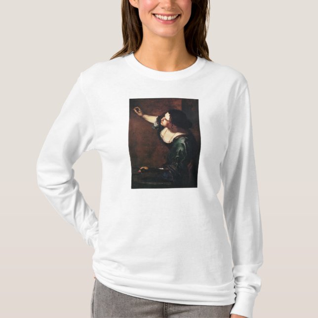Camiseta Arte de Gentileschi da artemísia (Frente)