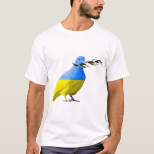 Camiseta Arte de Girassol Ucraniana
