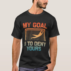 Camiseta Arte de goleiro de futebol para homens mulheres me