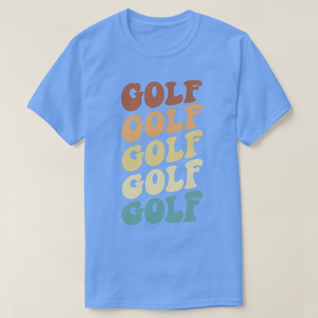 Camiseta Arte de golfe (Frente do Design)