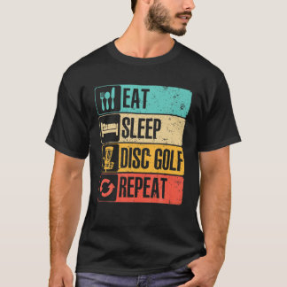 Camiseta Arte De Golfe De Disco Engraçado Para Homens Mulhe