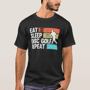 Camiseta Arte De Golfe De Disco Engraçado Para Homens Mulhe