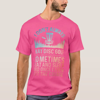 Camiseta Arte De Golfe De Disco Para Golf Player De Disco
