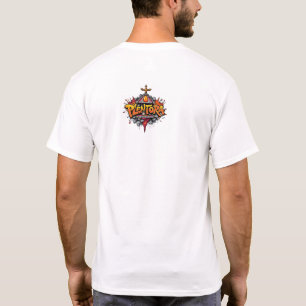 Camiseta arte de grafite de abóbora de halloween legal